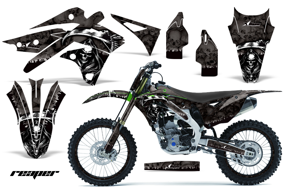 Kawasaki KX250F 2013 Graphics Kit Decal Reaper K NPs